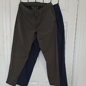 Men's Classic Fit Pants - Olive and Navy